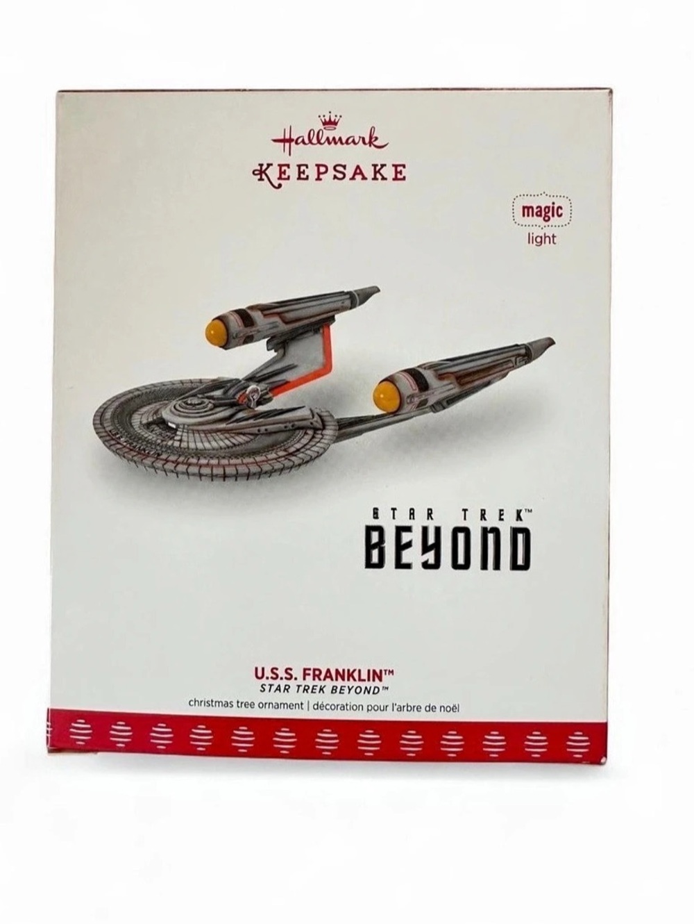 Hallmark Keepsake U.S.S. Franklin Star Trek Beyond Light-Up Ornament